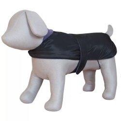 Kutyaruha Vizlepergetős,Tépőzáras 40cm/42-55cm Fekete