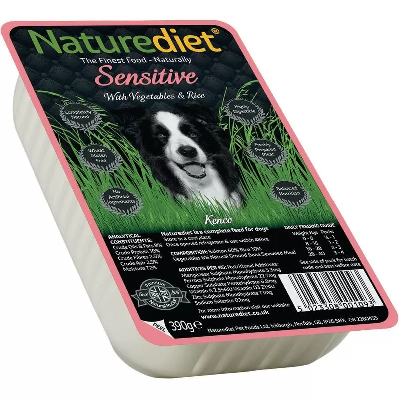 Naturediet MűanyagTálkás Sensitive 390g