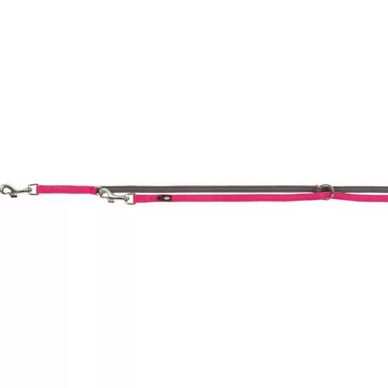 Trixie Neoprén hosszabbítható póráz XS 2m/10mm fuchsia/grafit