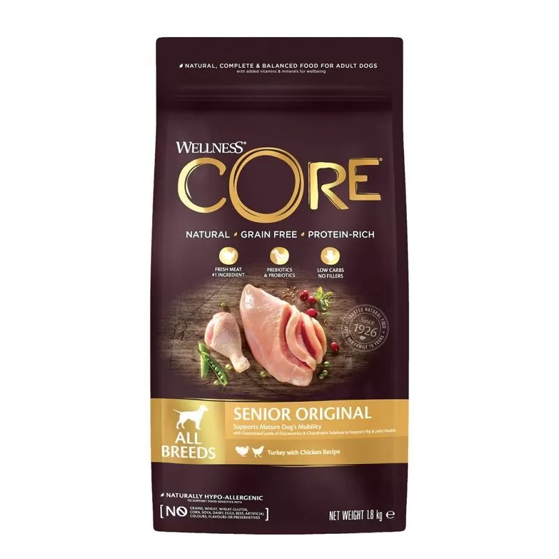 Wellness Core Dog Senior Original 10kg