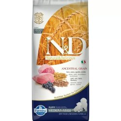 N&D Low Grain bárány&áfonya puppy medium&maxi 12kg