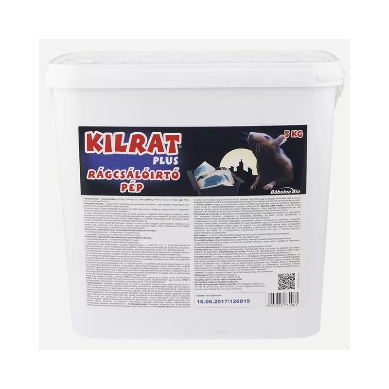 Kilrat plus rágcsálóirtó pép 5 kg