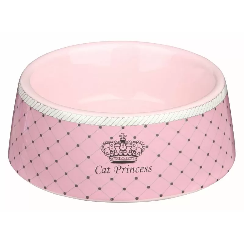 Trixie Tál Kerámia Cat Princess 0,18l/12cm Pink