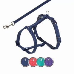 Trixie Hám+póráz Prémium macskának 25-45cm/10mm, 1,2m óceán