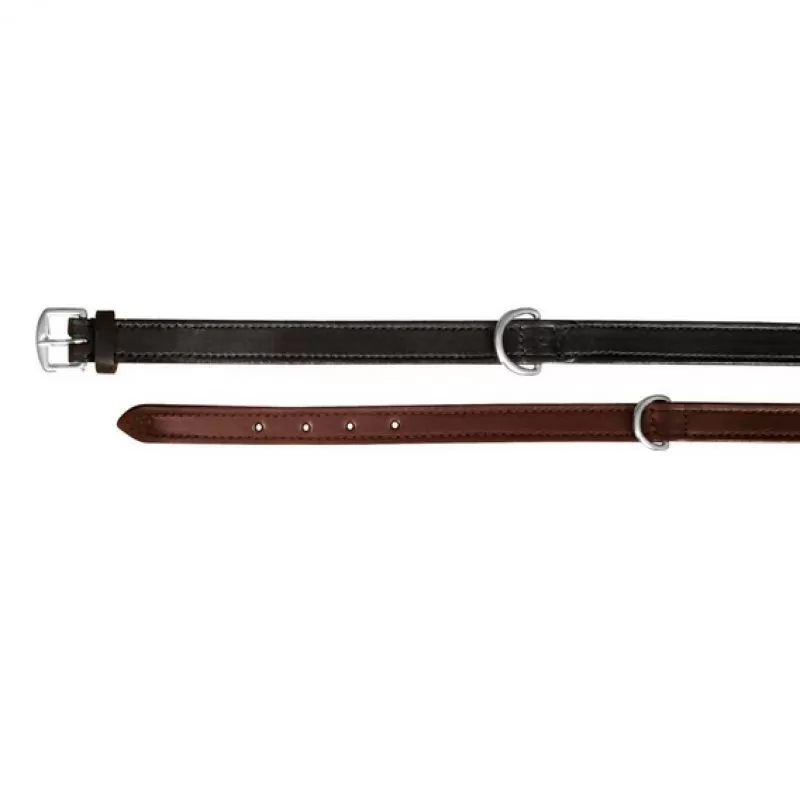 Trixie Nyakörv Active bőr L-XL 52-63cm/30mm konyak
