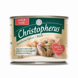 Christopherus Cat konzerv Adult Lazac és pisztráng 200g