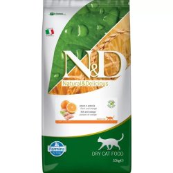 N&D Cat Grain Free hal&narancs 10kg