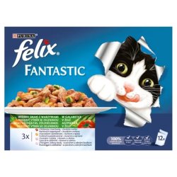 Felix Fantastic Alutasakos Multipack 12x100g Zöldséges Falatok Aszpikban