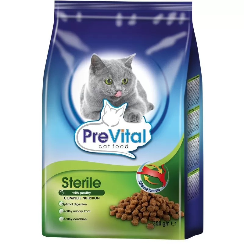 Prevital Száraz Macska Steril 350gr