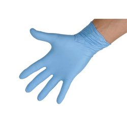 Kesztyű Eh Nitrile Púdermentes 240mm 4mil M  100 Db Kék