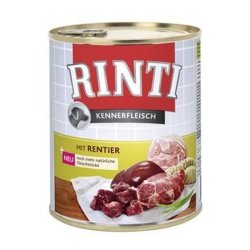 Rinti Dog Kennerfleisch Konzerv Rénszarvas 800g
