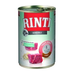 Rinti Dog Sensible Konzerv Marhával És Rizzsel 400g