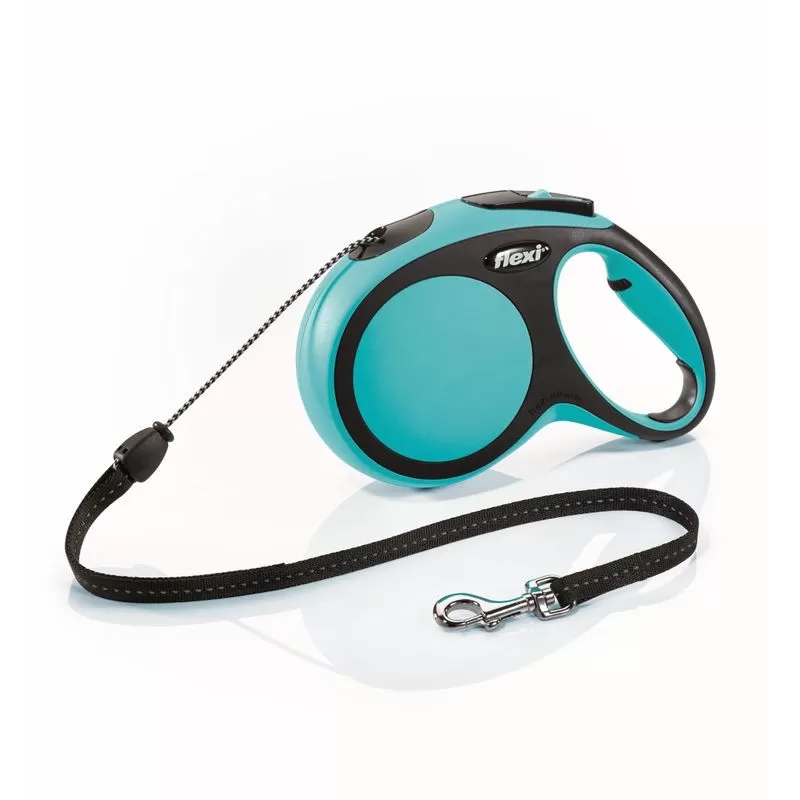Flexi New Comfort zsinóros automata póráz M 8m 20kg-ig kék