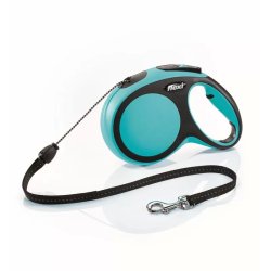 Flexi New Comfort zsinóros automata póráz M 8m 20kg-ig kék