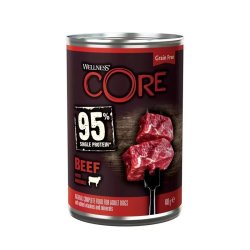 Wellness Core 95 Dog konzerv Marha&brokkoli 400g