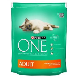 ONE Száraz Macska Adult Csirke+Teljes Kiőrlésű Gabona 200g