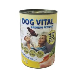 Dog Vital konzerv chicken&carrot 415gr