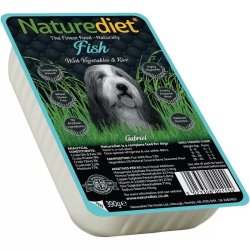 Naturediet MűanyagTálkás Hal/Fish 390g