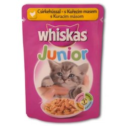 Whiskas Alutasakos  Junior Csirke Aszpikban 100g