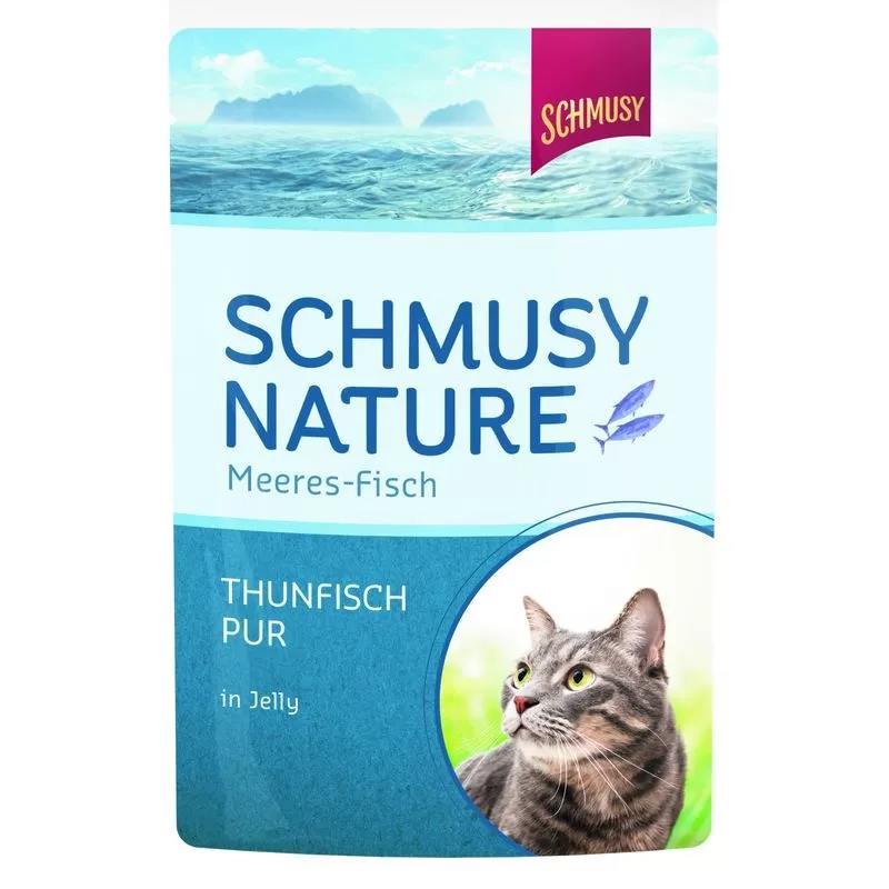 Schmusy Nature Macska Alutasakos Tonhal 100g