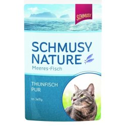Schmusy Nature Macska Alutasakos Tonhal 100g