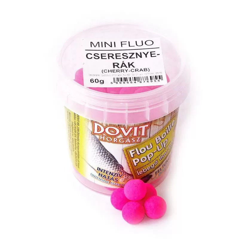 Dovit Pop-Up Fluo Bojli Mini Cseresznye-Rák 60gr