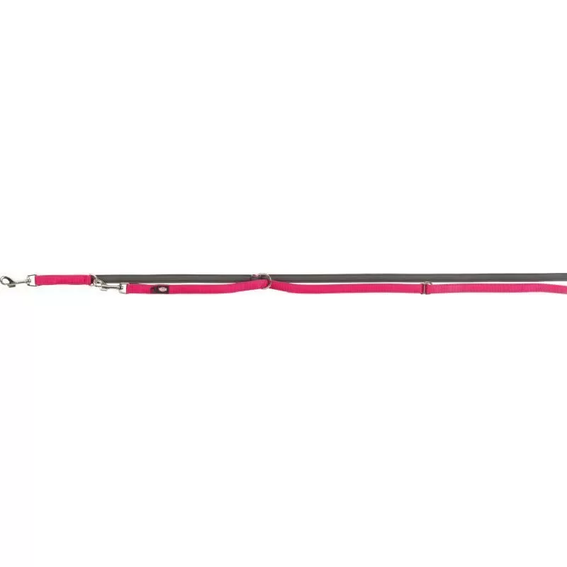 Trixie Neoprén hosszabbítható póráz XS–S 2m/15mm fuchsia/grafit