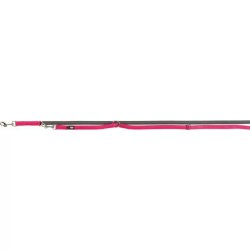 Trixie Neoprén hosszabbítható póráz XS–S 2m/15mm fuchsia/grafit