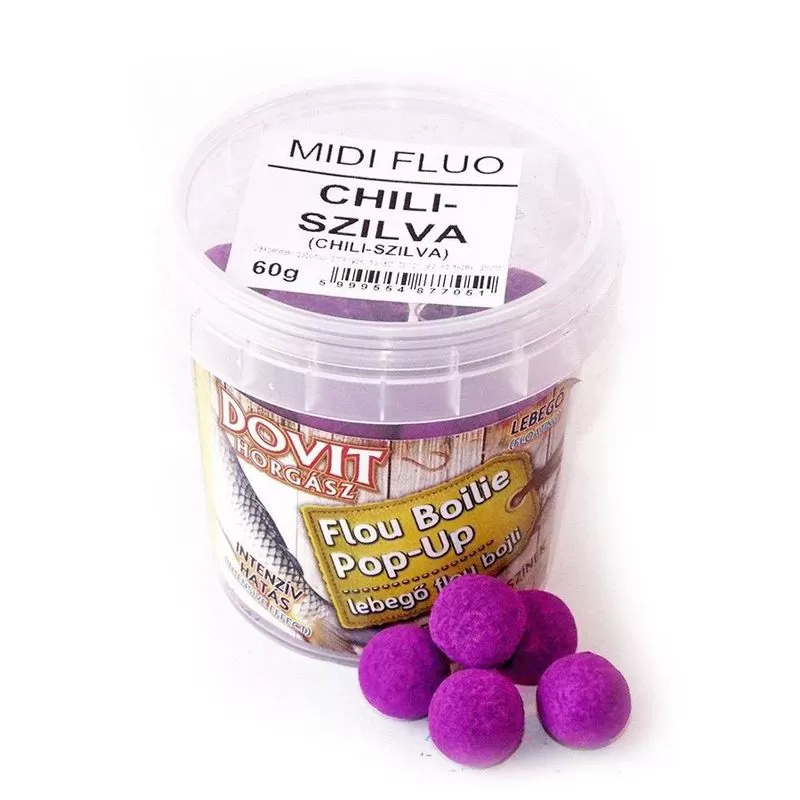 Dovit Pop-Up Fluo Bojli Midi Chili-Szilva 60gr