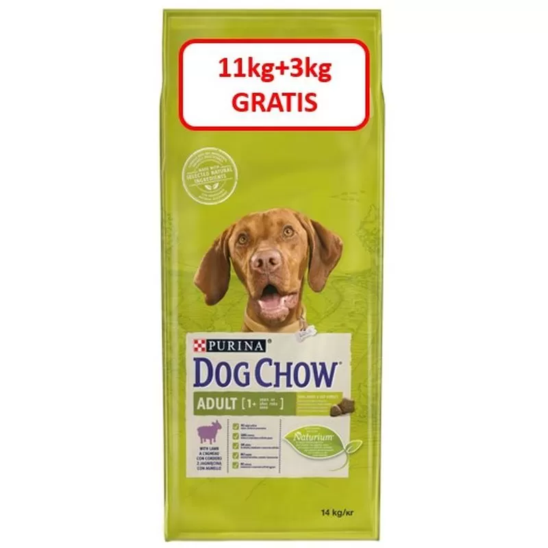 Purina Dog Chow Adult Bárány 11+3kg