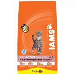 Iams Cat Adult Salmon 1,5kg