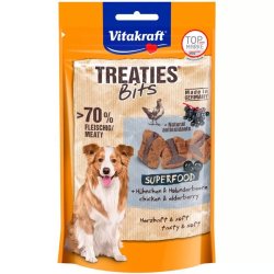 Vitakraft Treaties Bits Kutya Jutalomfalat Superfood Csirke & Bodza 100g