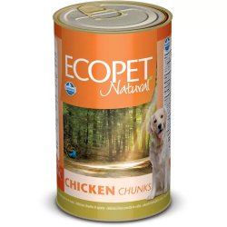Ecopet Natural Konzerv Kutyáknak Csirkés, 1250gr