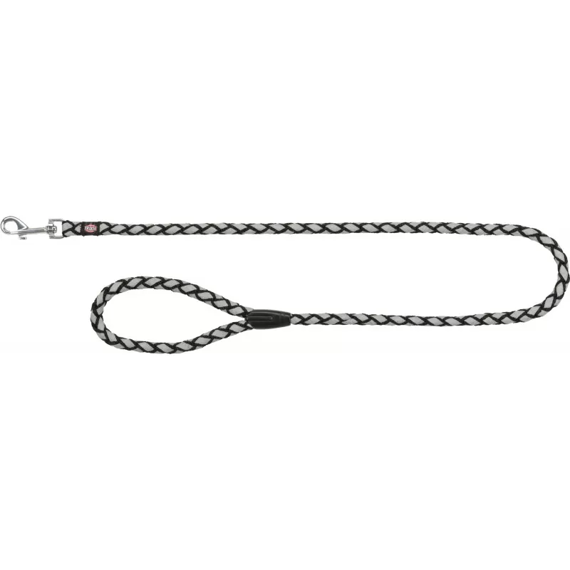 Trixie Cavo fényvisszaverő póráz, S-M: 1m/12mm, fekete
