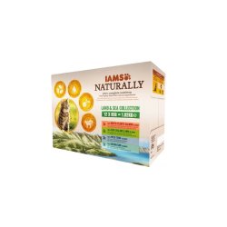 Iams Naturally Cat Felnőtt Macskaeledel Szószban Multipack, Többféle Íz 12X85G