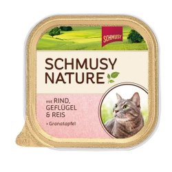 Schmusy Nature Macska Alutálkás Marha+Baromfi 100g