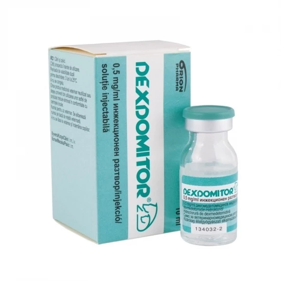Dexdomitor 0,5 mg/ml injekció 10 ml