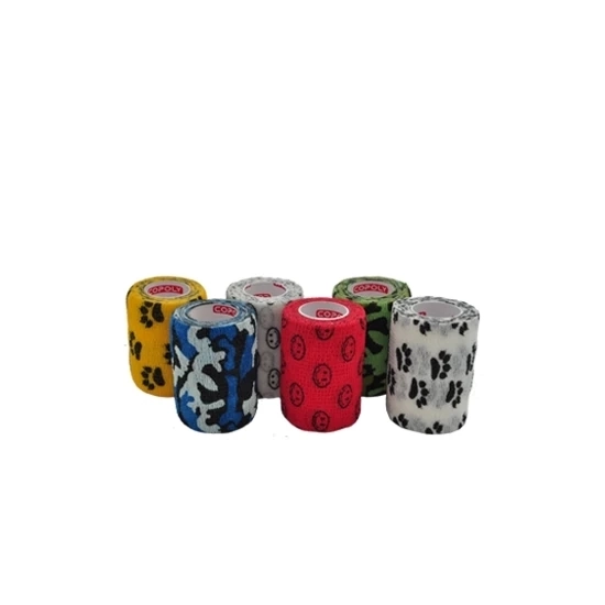 Copoly Öntapadós Rugalmas Pólya 7,5cm Zöld Terepmintás 4,57m