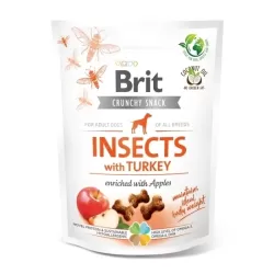 Brit Care Crunchy Cracker Insects, Turkey & Apples 200g