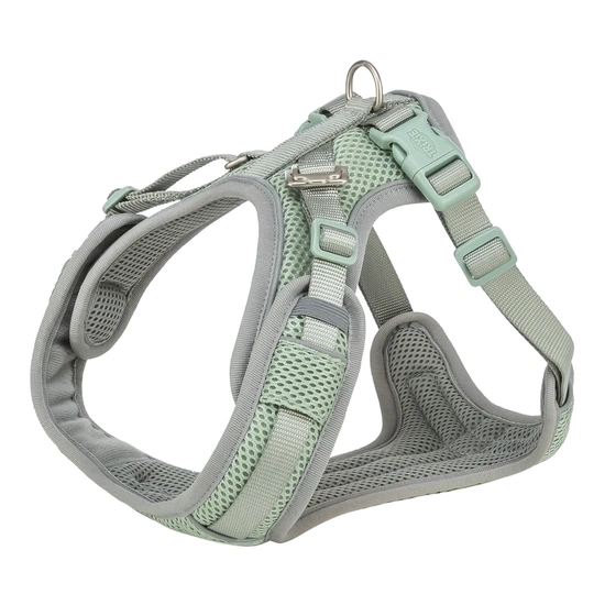 Trixie Hám Premium FlexMesh, S–M: 48–69 cm / 20 mm, zsályazöld