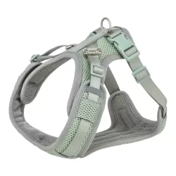 Trixie Hám Premium FlexMesh, S–M: 48–69 cm / 20 mm, zsályazöld