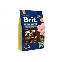 Brit Premium by Nature Junior Medium kutyatáp 3kg