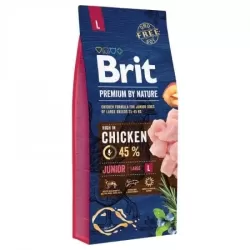 Brit Premium by Nature Junior Large kutyatáp 15kg