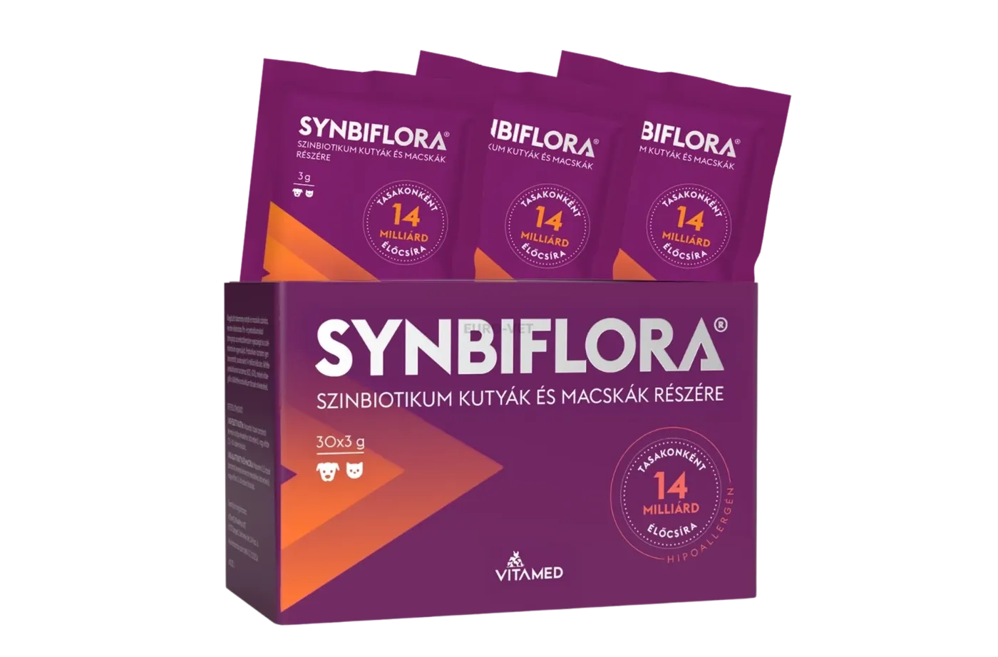 SYNBIFLORA probiotikum kutyáknak és macskáknak 30x3g