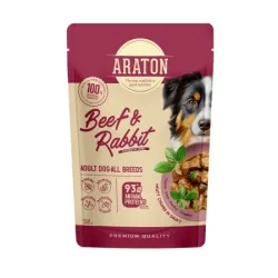 Araton Dog Adult Beef&Rabbit all breeds tasakos 500g